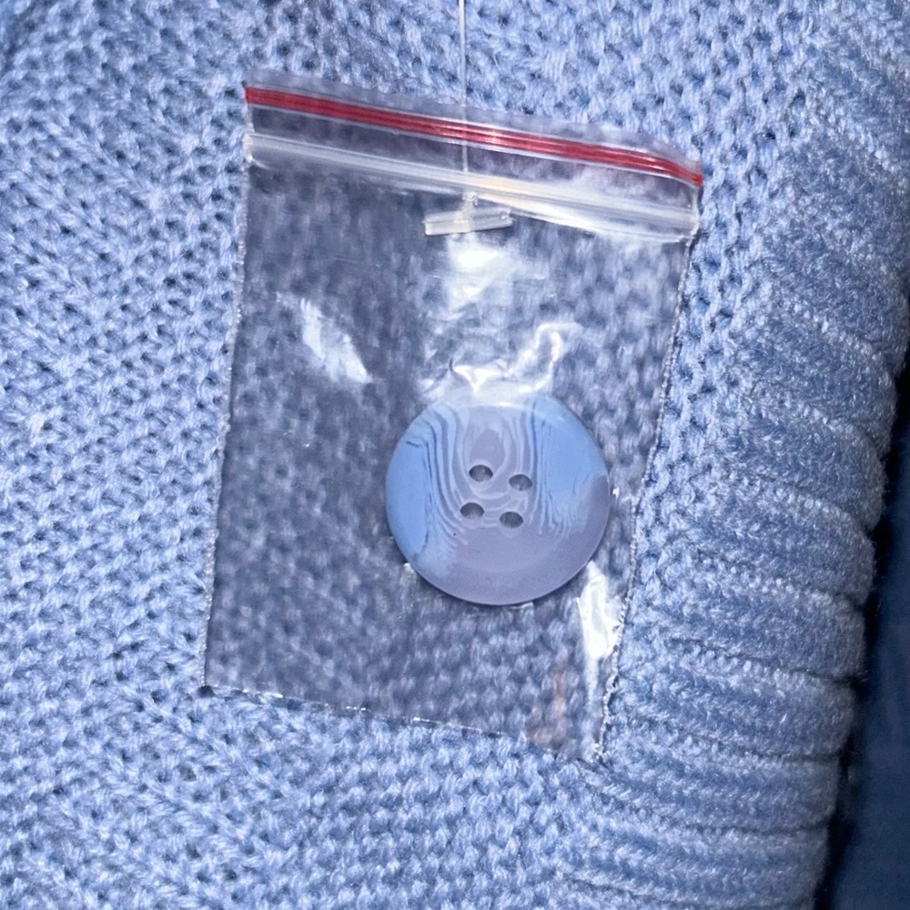 Baby Blue Turtle Neck Sweater - Picture 6 of 6